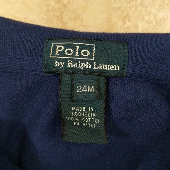 Boy's long sleeve Ralph Lauren Polo shirt - Picture 3 of 3
